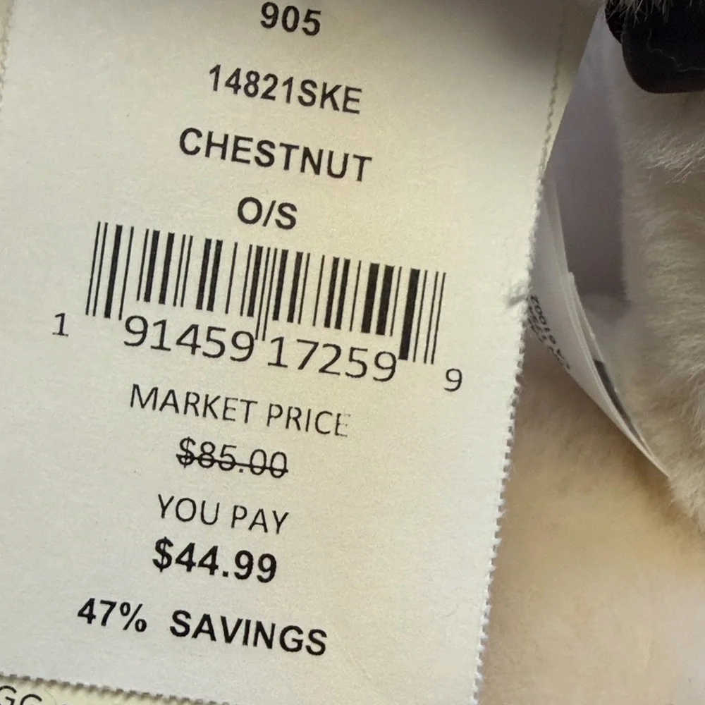 UGG Chestnut Shearling Earmuffs - Picture 2 of 3